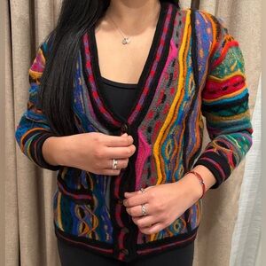 COOGI Vibrant Multicolor Women's Cardigan